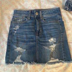 jean skirt